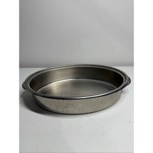 Lifetime Stainless Steel Oval Baking Dish 18” X 12”